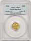 1922 Grant, With Star G$1 Pcgs Ms 66 Early Gold Commemorative Dollar