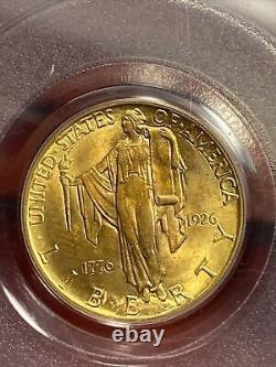 1926 $2.50 Sesquicentennial Commemorative Gold PCGS MS65 Item 6877