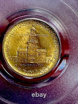 1926 $2.50 Sesquicentennial Commemorative Gold PCGS MS65 Item 6877