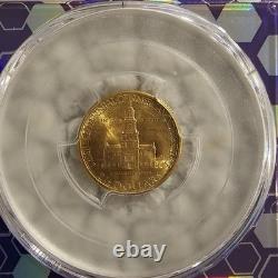 1926 Gold $2.5 America Sesquicentennial Commemorative Coin Ngc Mint State 64