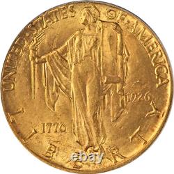 1926 Sesquicentennial Commemorative Gold $2.50 PCGS MS64 Great Eye Appeal