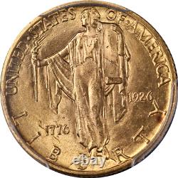 1926 Sesquicentennial Commemorative Gold $2.50 PCGS MS64 Great Eye Appeal