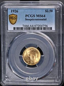 1926 Sesquicentennial Commemorative Gold $2.50 PCGS MS64 Great Eye Appeal