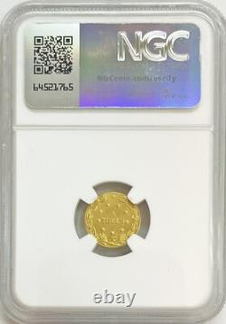 1939 Gold Lincoln New York Worlds Fair $1 Commemorative Coin Ngc Mint State 63