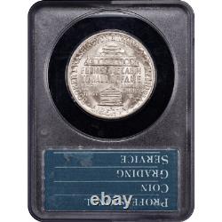 1946-D Booker T Washington (BTW) Commem Half Rattler PCGS MS65 Gold CAC