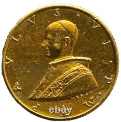 1960s Vatican City Gold Paul VI Gold Medal, 5.13 Grams Of 90%