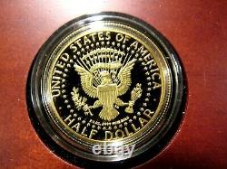 1964-2014 W. 9999 0.7500 Troy Oz 50th Anniversary Kennedy 1/2 $ Gold Pf Coin