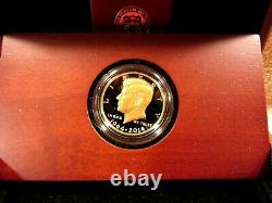 1964-2014 W. 9999 0.7500 Troy Oz 50th Anniversary Kennedy 1/2 $ Gold Pf Coin