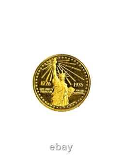 1976 United States Mint Bicentennial Fine Gold (. 999) Coin Proof Finish