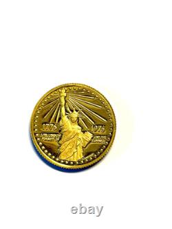 1976 United States Mint Bicentennial Fine Gold (. 999) Coin Proof Finish