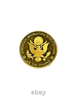 1976 United States Mint Bicentennial Fine Gold (. 999) Coin Proof Finish
