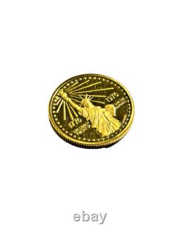 1976 United States Mint Bicentennial Fine Gold (. 999) Coin Proof Finish