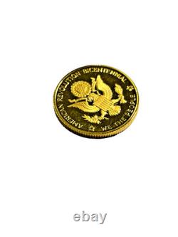 1976 United States Mint Bicentennial Fine Gold (. 999) Coin Proof Finish
