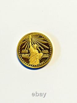 1976 United States Mint Bicentennial Fine Gold (. 999) Coin Proof Finish