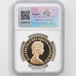 1980 Great Britain Elizabeth II Sovereign 5Pounds Gold Proof Coin NGC PF 69 UC