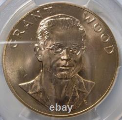 1980 U. S. Mint 1 oz Gold Coin-Commemorative Arts Medal Grant Wood PCGS MS67
