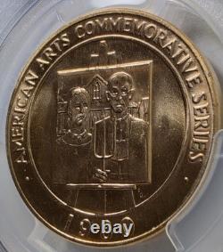 1980 U. S. Mint 1 oz Gold Coin-Commemorative Arts Medal Grant Wood PCGS MS67