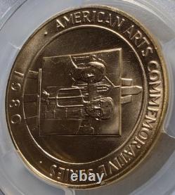 1980 U. S. Mint 1 oz Gold Coin-Commemorative Arts Medal Grant Wood PCGS MS67