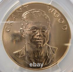 1980 U. S. Mint 1 oz Gold Coin-Commemorative Arts Medal Grant Wood PCGS MS68