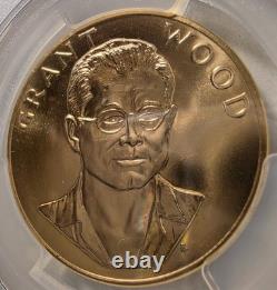 1980 U. S. Mint 1 oz Gold Coin-Commemorative Arts Medal Grant Wood PCGS MS68
