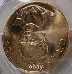 1980 U. S. Mint 1 oz Gold Coin-Commemorative Arts Medal Grant Wood PCGS MS68