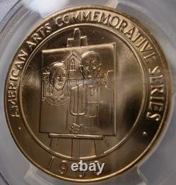 1980 U. S. Mint 1 oz Gold Coin-Commemorative Arts Medal Grant Wood PCGS MS68