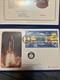 1981 Space Shuttle Columbia Official 14k Gold Coin And Stamps Deluxe Edition