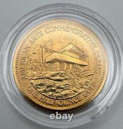 1982 Frank Lloyd Wright American Arts Commemorative Series 1/2 Oz Gold Medal