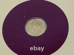 1982 International Monetary Mint 24K Gold Mini Roosevelt Dime COA FDR Card