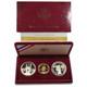 1983 -1984 Proof Us Olympics 3pc Commemorative Set Box, Ogp & Coa