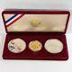 1983/1984 Us Olympic Commemorative Gold & Silver 3-coin Proof Set 200046b