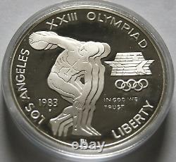 1983-84 Los Angeles/Sarajevo Summer/Winter Olympics 6-Coin Gold/Silver Proof Set