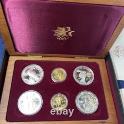 1983/84 Olympic Gold & Silver 6 Coin Set LOT Z-561