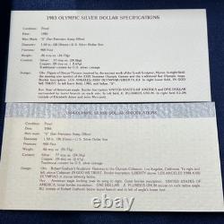 1983/84 Olympic Gold & Silver 6 Coin Set LOT Z-561