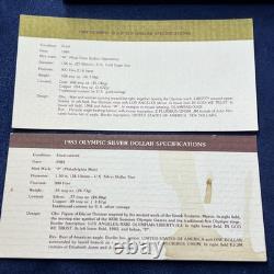 1983/84 Olympic Gold & Silver 6 Coin Set LOT Z-561