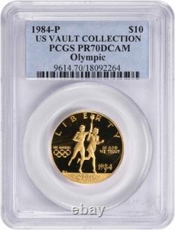1984-P Olympic Commemorative $10 Gold PR70DCAM PCGS
