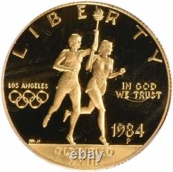 1984-P Olympic Commemorative $10 Gold PR70DCAM PCGS