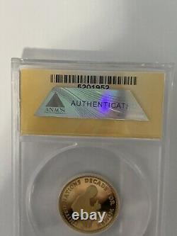 1984 Sudan 100LB Pound Gold Coin ANACS PF69DCAM PF-69DCAM Decade Women LOW MINTA