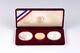 1984 Us Mint Olympic 3 Coin Commemorative Proof Set