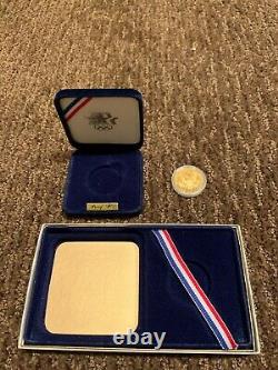 1984 US Olympic Ten Dollar $10 UNC Gold Commemorative Coin Mint