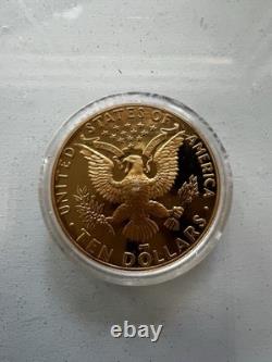 1984 W $10 Commemorative Gold Coin LA Olympics