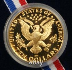 1984 W $10 Gold Eagle Proof Olympic Commemorative Coin OGP