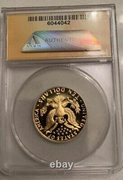1984-W Olympic US $10 Gold Coin ANACS Graded PF70DCAM PR-70DCAM Proof