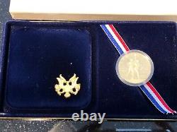 1984-W US Mint Olympic $10 Gold Coin Commemorative Proof Approx 1/2 oz Gold