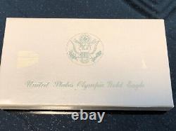 1984-W US Mint Olympic $10 Gold Coin Commemorative Proof Approx 1/2 oz Gold