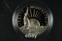 1986 3pc. Statue of Liberty Gold and Silver Proof Comm. Set. WithOGP. 2457oz AGW