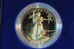 1986 Gold Eagle One Ounce Proof Ultra Cameo Coin With Coa & Box-very Nice! #1