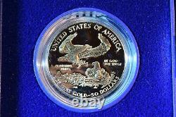 1986 Gold Eagle One Ounce Proof Ultra Cameo Coin With Coa & Box-very Nice! #1