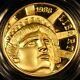 1986 Liberty Ellis Islnd 3-coin Proof Set Gold $5, Silver $1/50c Box Coa 1 Owner