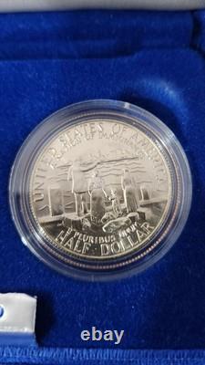 1986 Set Statue of Liberty 3 Coins Clad Half Silver 1 Gold 5 MS with OGP